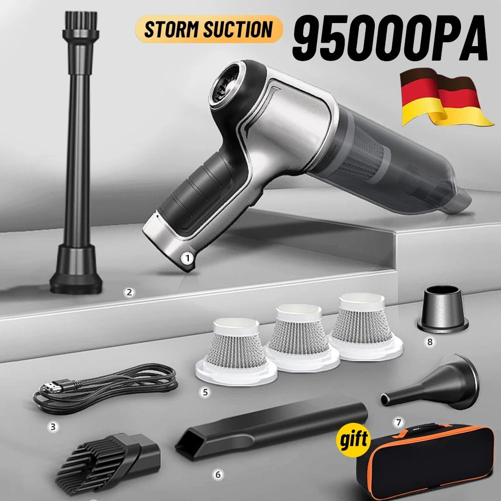 Cordless Car Vacuum Cleaner with High Suction Power
