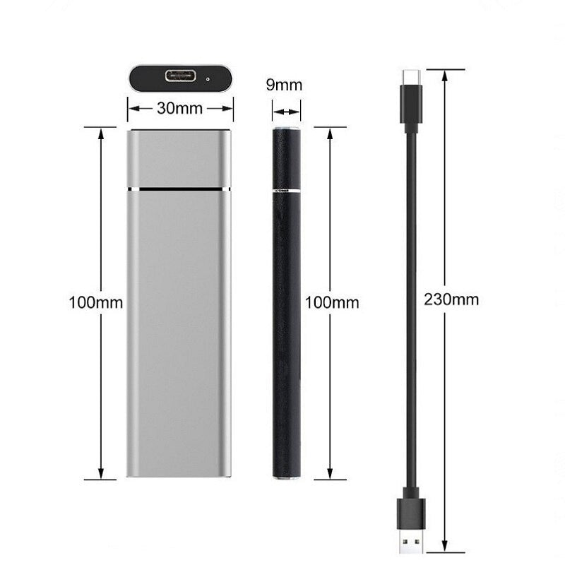 10TB External Hard Drive with High-Speed USB Connection