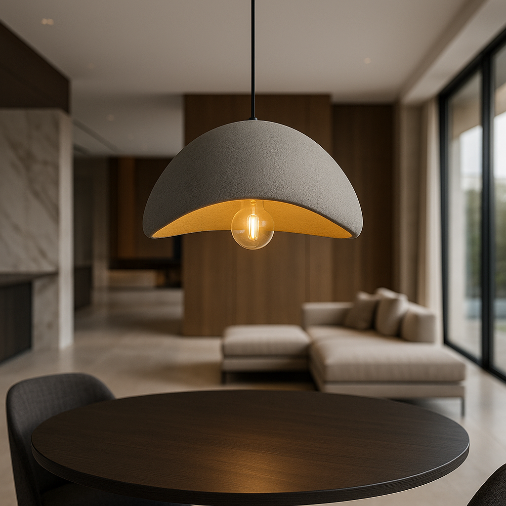 Nordic Pendant Lamp with Wabi Sabi Hanging Design