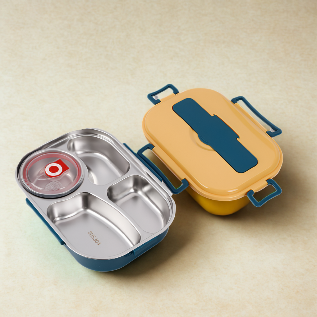 Thermal Lunch Box with Stainless Steel Construction