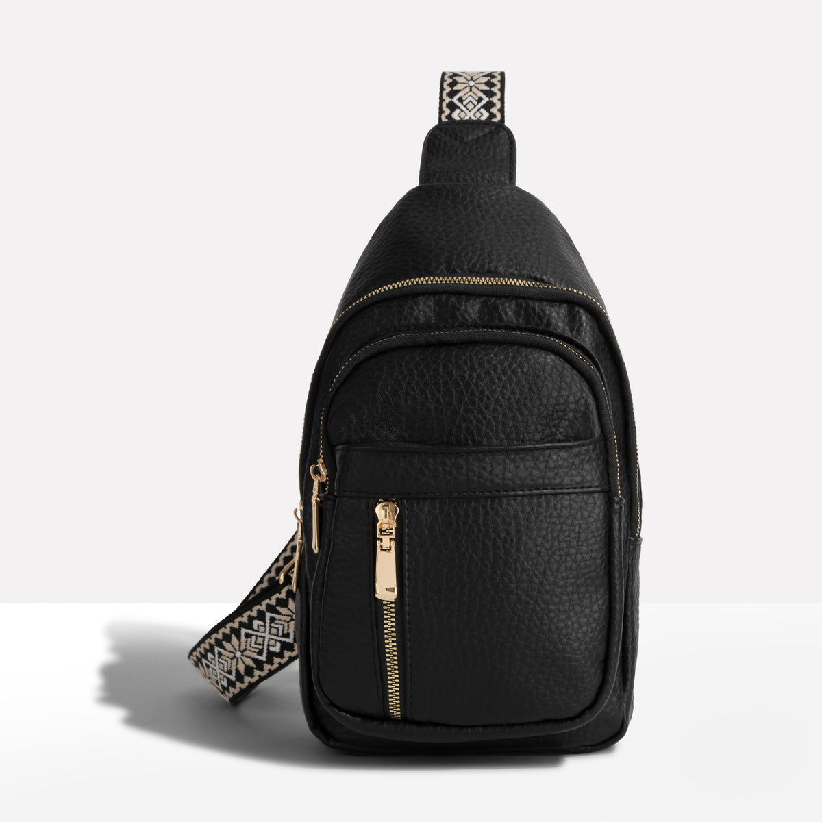 Casual Anti-Theft Crossbody Bag with Zipper Pockets