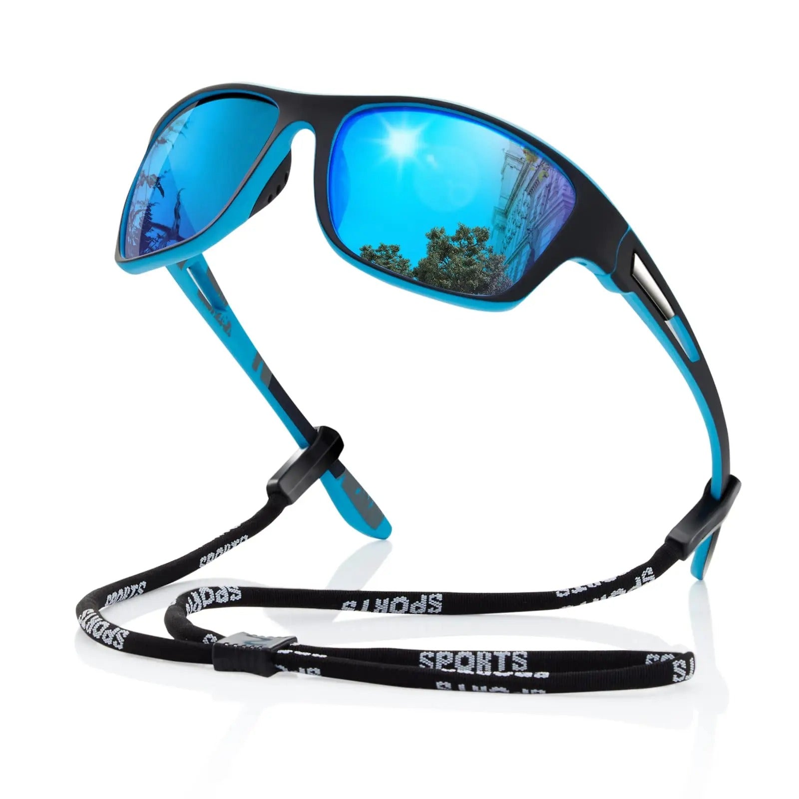 Men's Polarized Sports Sunglasses with UV400 Protection