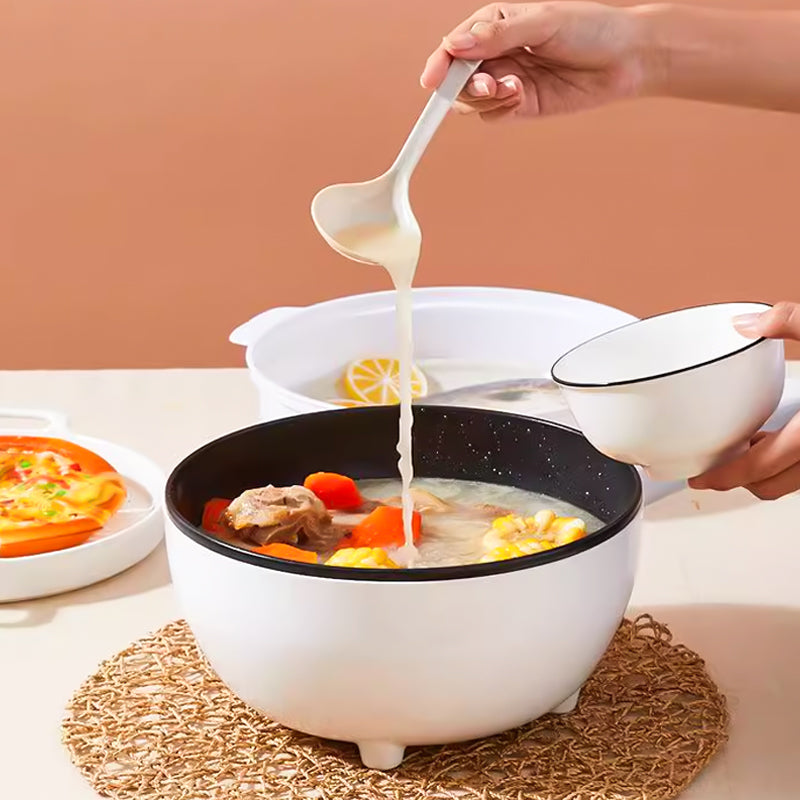 3L Electric Frying Pan with Steamer and Multi Cooking Functions
