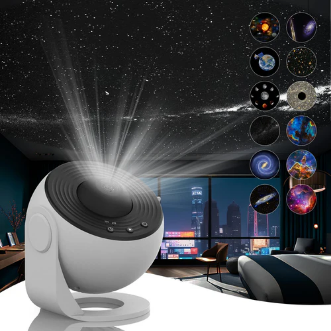 Galaxy Projector Star Light with 360° Rotating HD Films