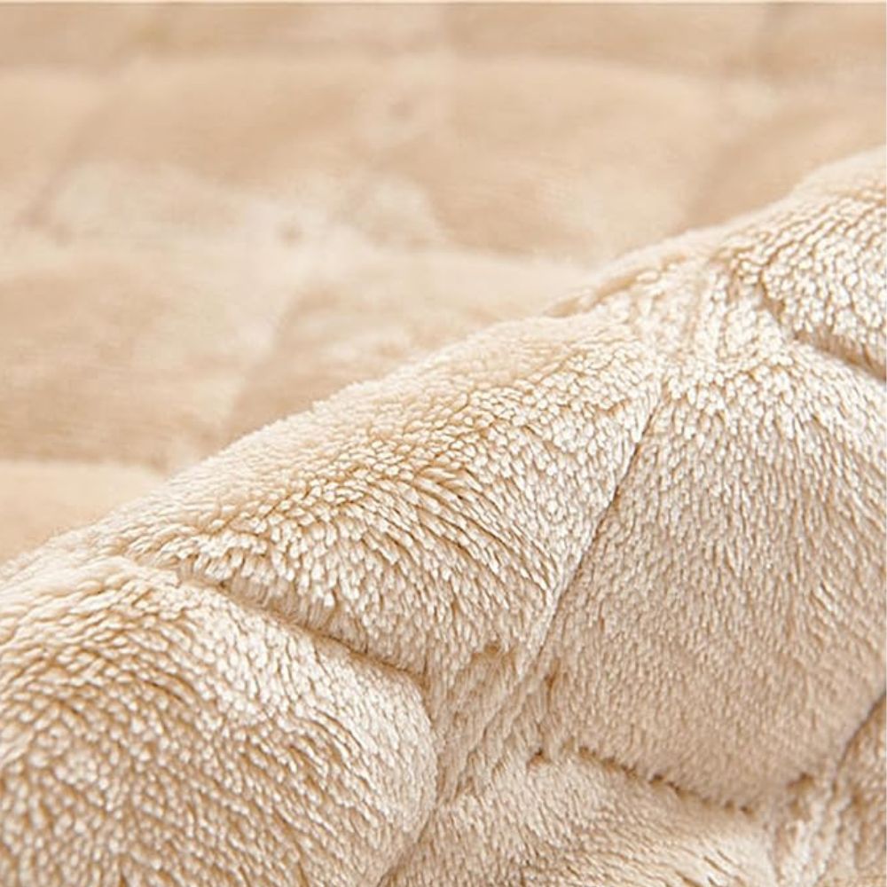 Recliner Cover with Plush Texture and Protective Arm Covers