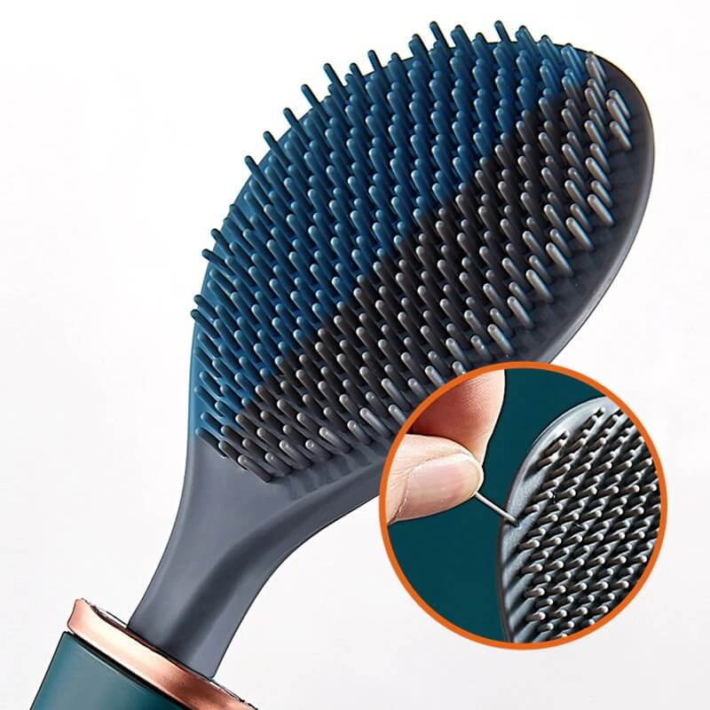 Wall-Mounted Flexible Toilet Brush with Holder