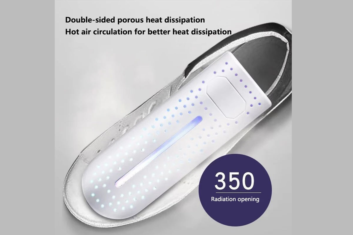 Portable USB Shoe Deodorizer and Dryer for Fresh Footwear