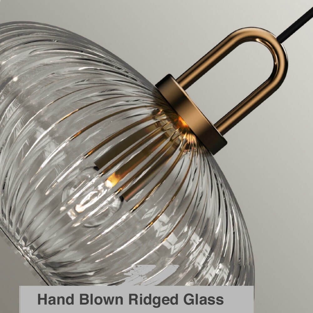 Nordic Clear Glass Pendant Lights for Dining Room