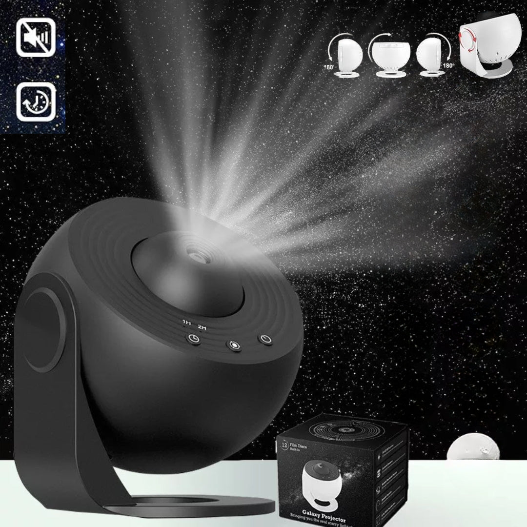 Galaxy Projector Star Light with 360° Rotating HD Films