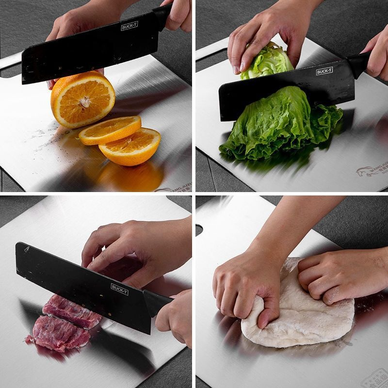 Stainless Steel Cutting Board with Handle