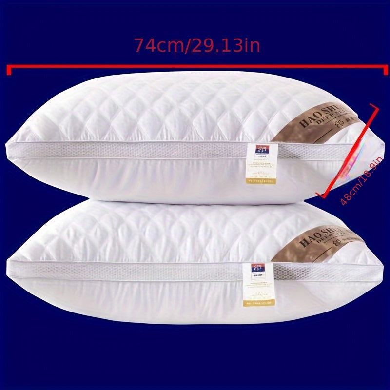 Hotel-Grade Pillow with Non-Sinking Adjustable Support