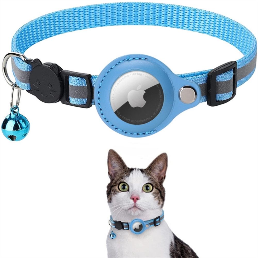 Reflective Cat GPS Tracker Collar for Safe Tracking