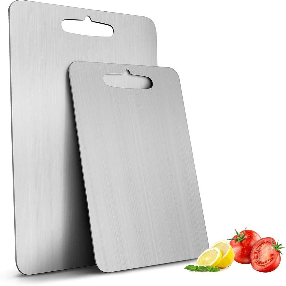 Stainless Steel Cutting Board with Handle