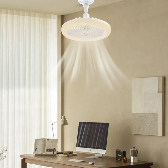 Rotatable Ceiling Fan with Light and Remote Control