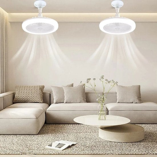 Rotatable Ceiling Fan with Light and Remote Control