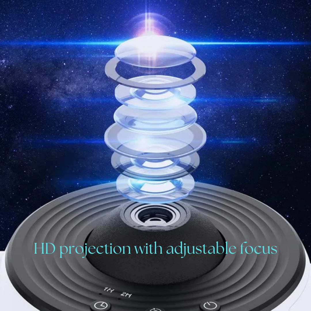 Galaxy Projector Star Light with 360° Rotating HD Films
