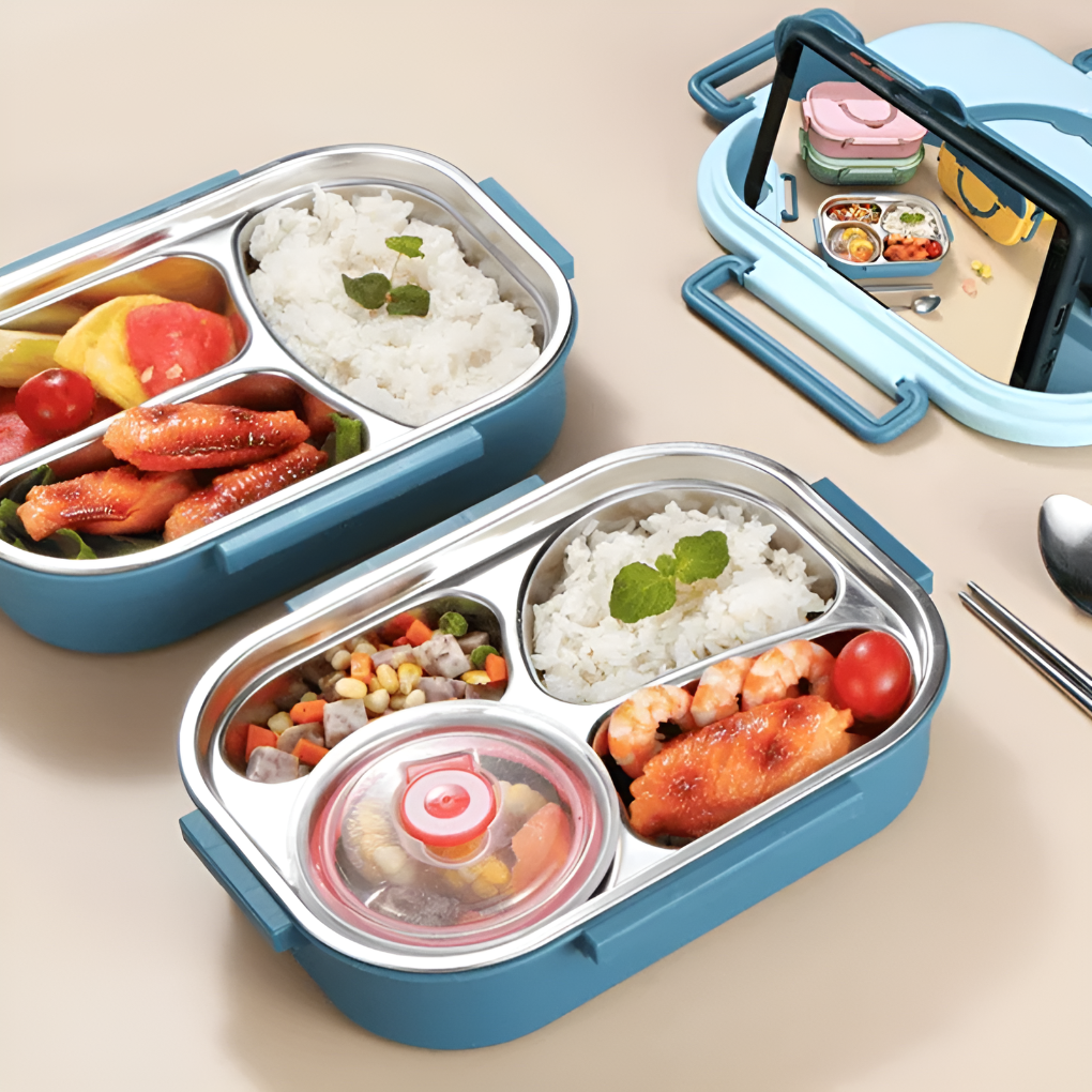 Thermal Lunch Box with Stainless Steel Construction
