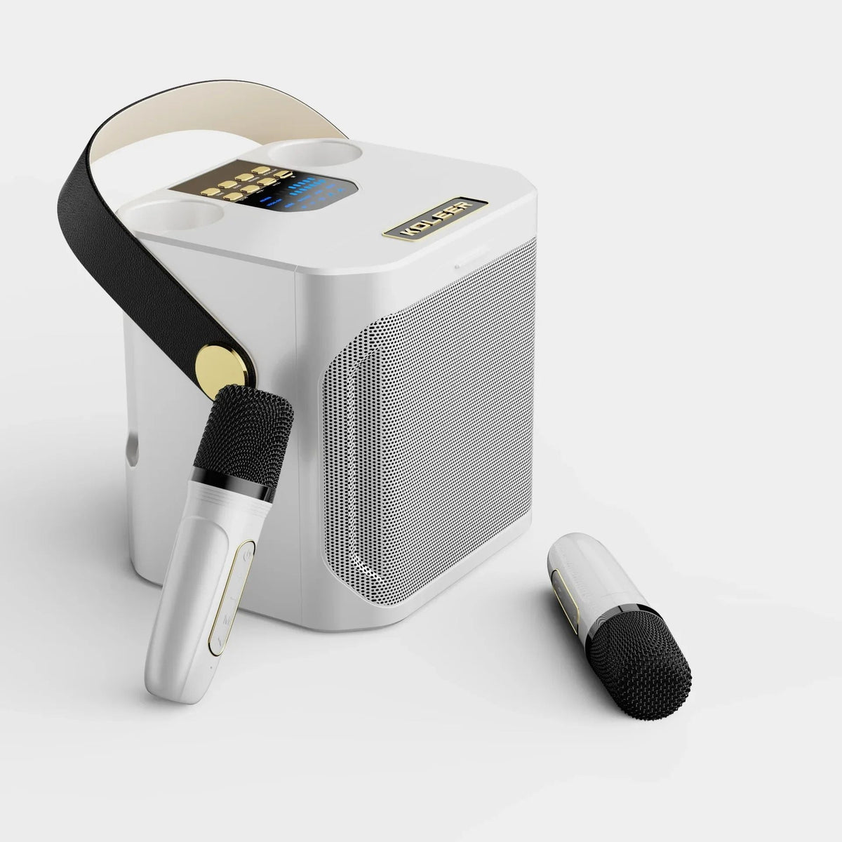 Portable Karaoke Bluetooth Speaker with Dual Microphones