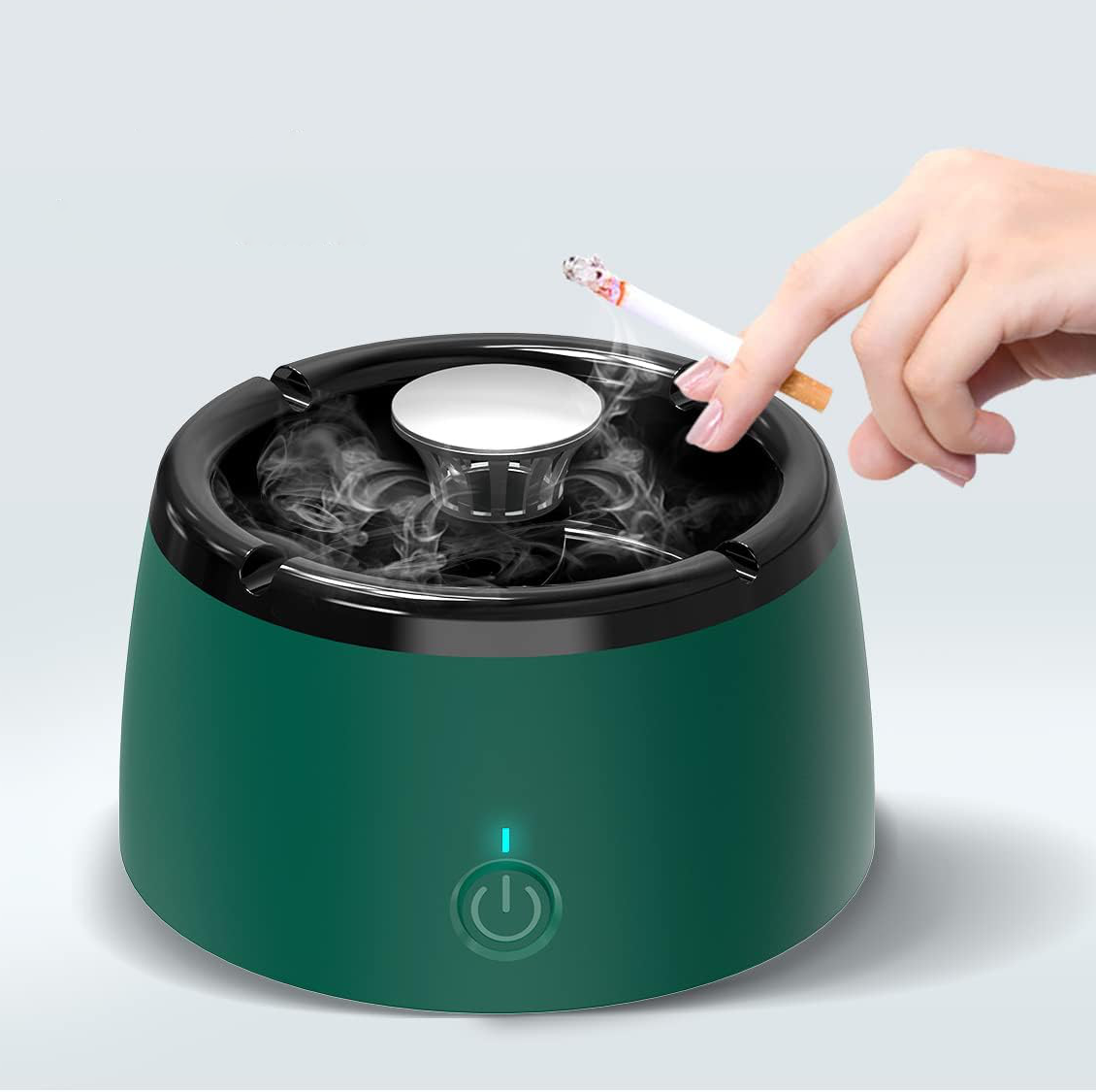 Smokeless Ashtray with Triple Air Purifier Filter