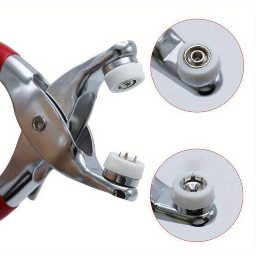Snap Fastener Pliers Tool for Easy Button Installation
