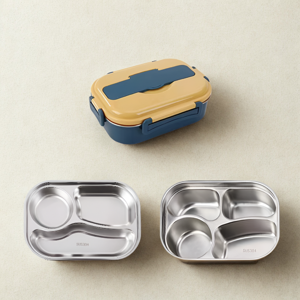 Thermal Lunch Box with Stainless Steel Construction