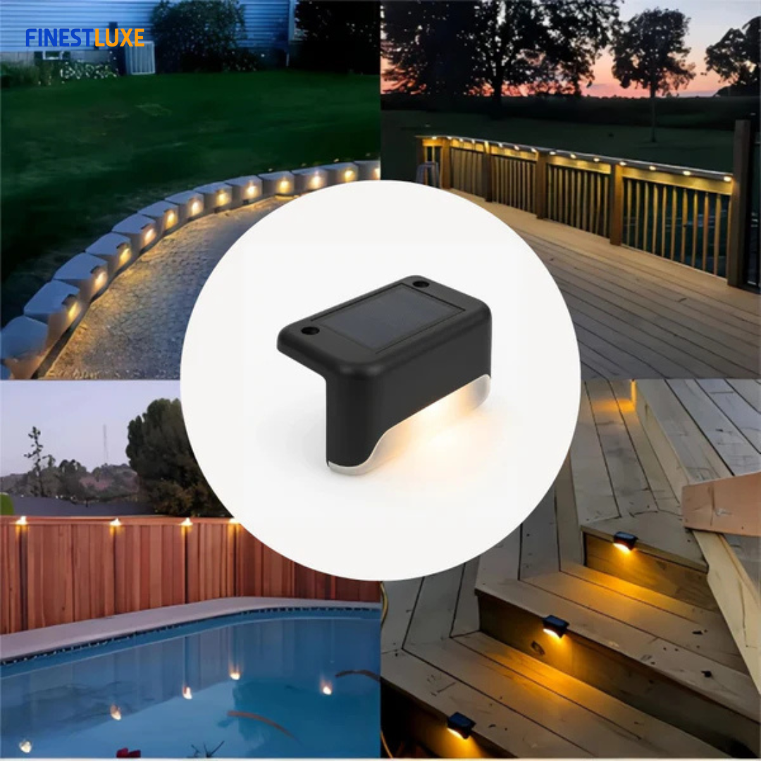 Solar Fence Lights - Path and Stair Lamps for Outdoor Design