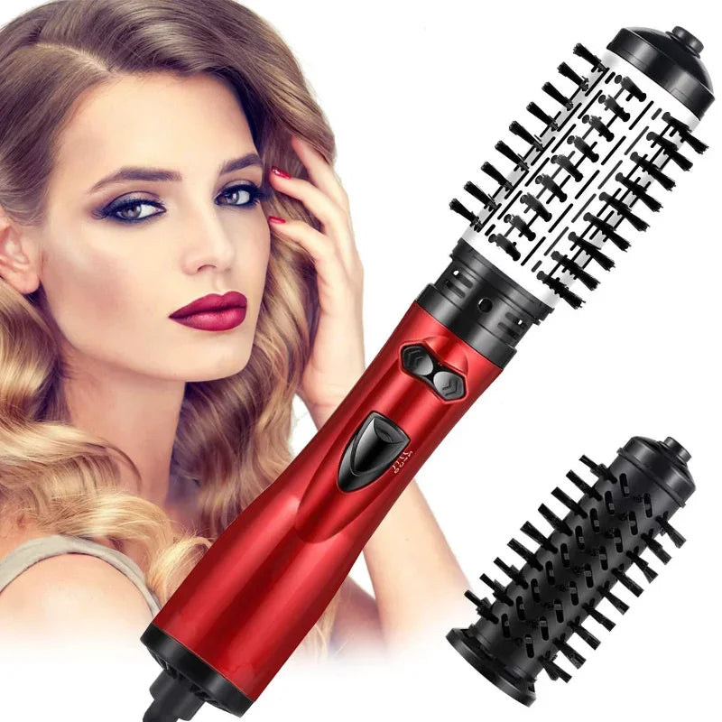 3-in-1 Rotating Hair Dryer and Styler with Heat Settings