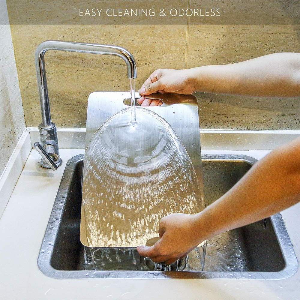 Stainless Steel Cutting Board with Handle