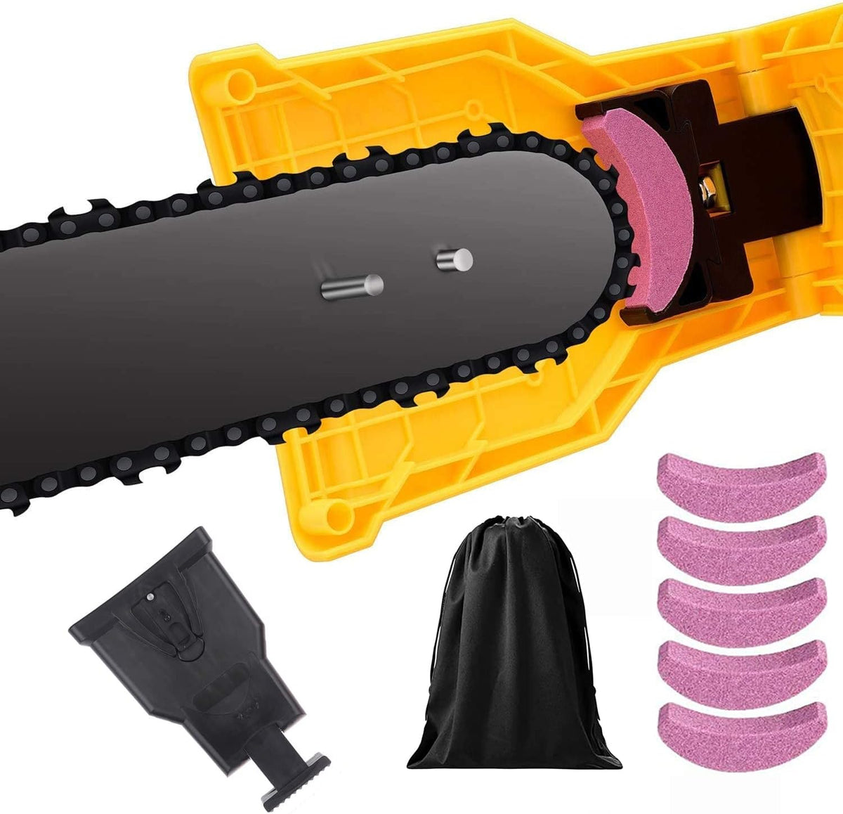 Chainsaw Teeth Sharpener with Angle Guide
