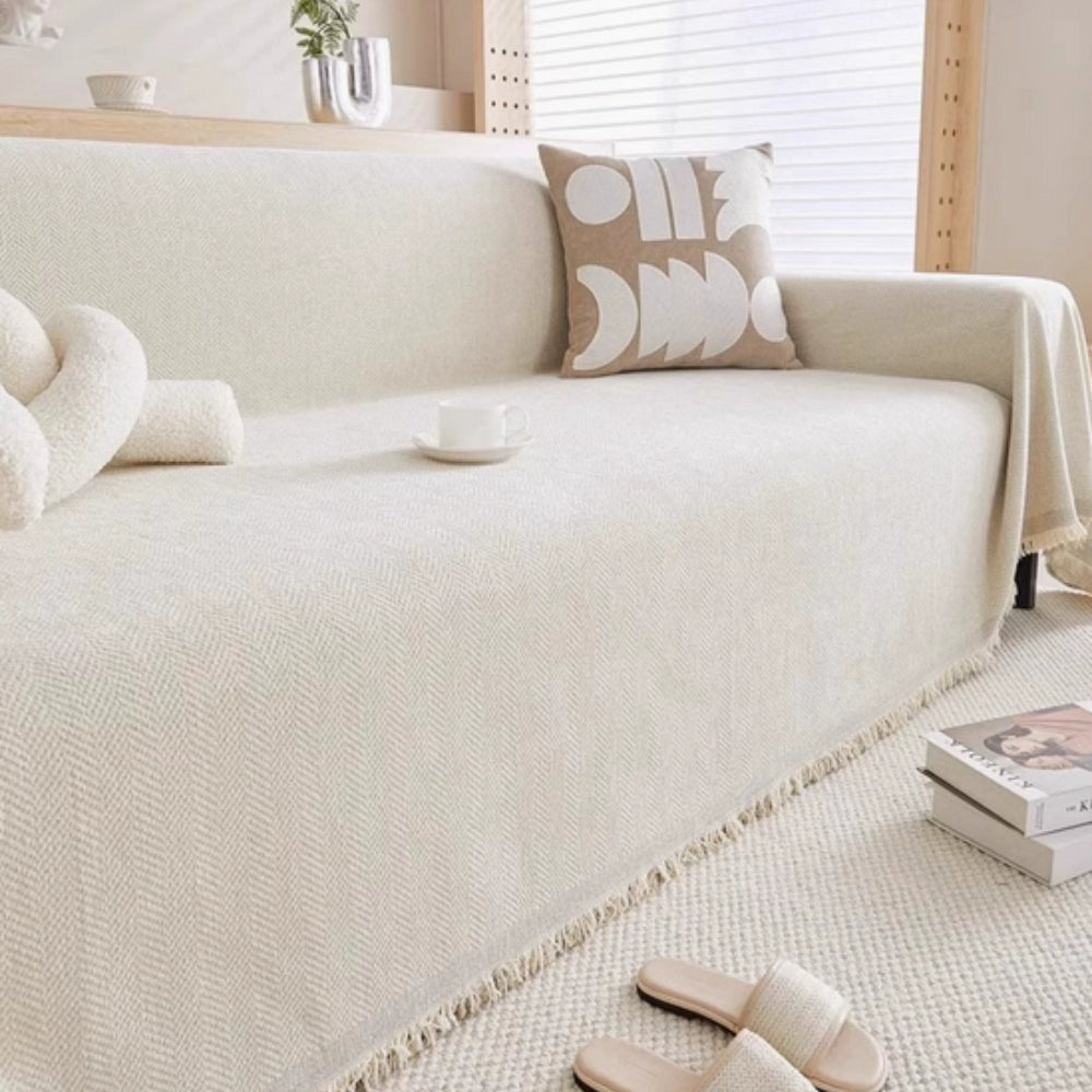 Waterproof Sofa Cover with Modern Chenille Fabric Design