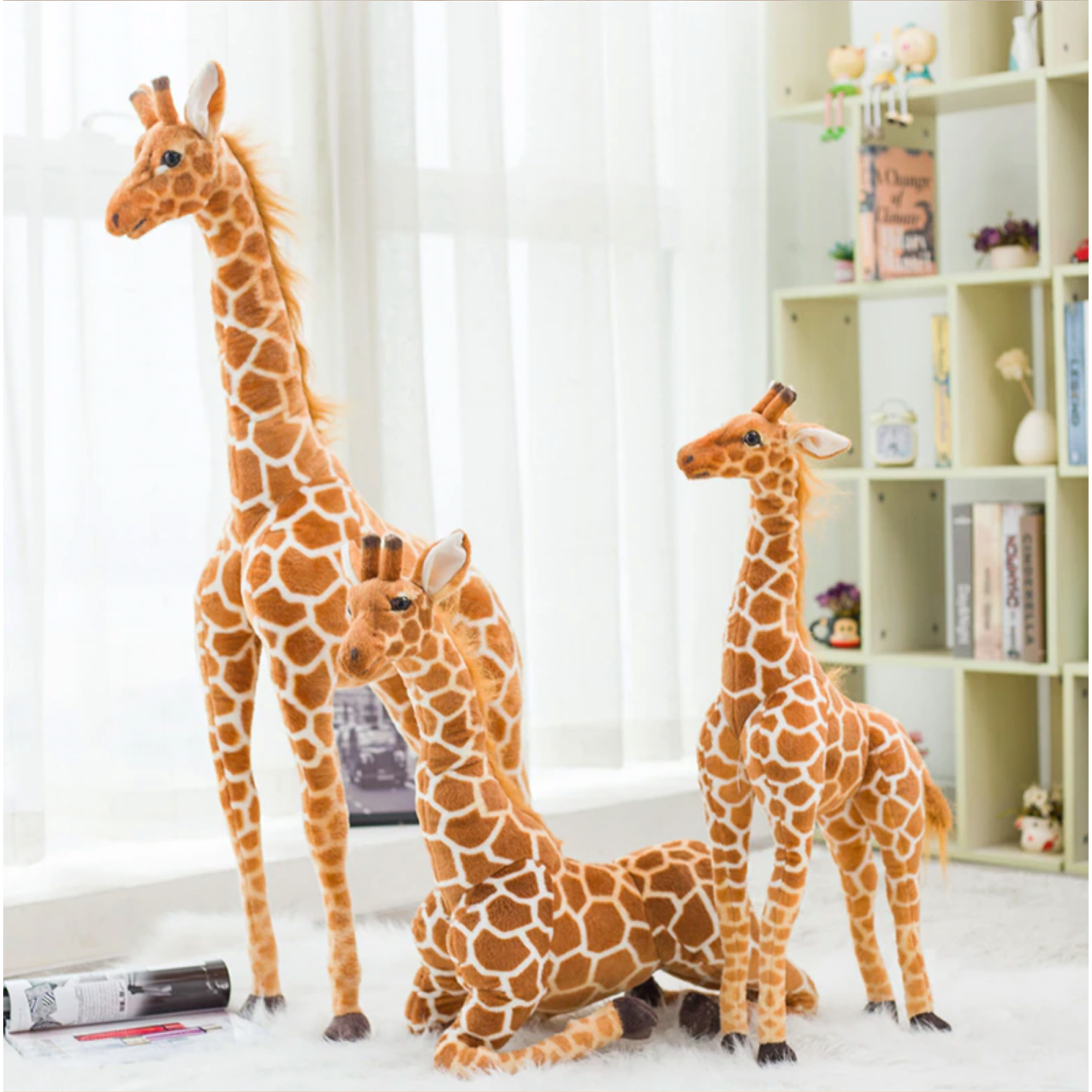 Giant Plush Giraffe Toy for Kids - Stuffed Animal