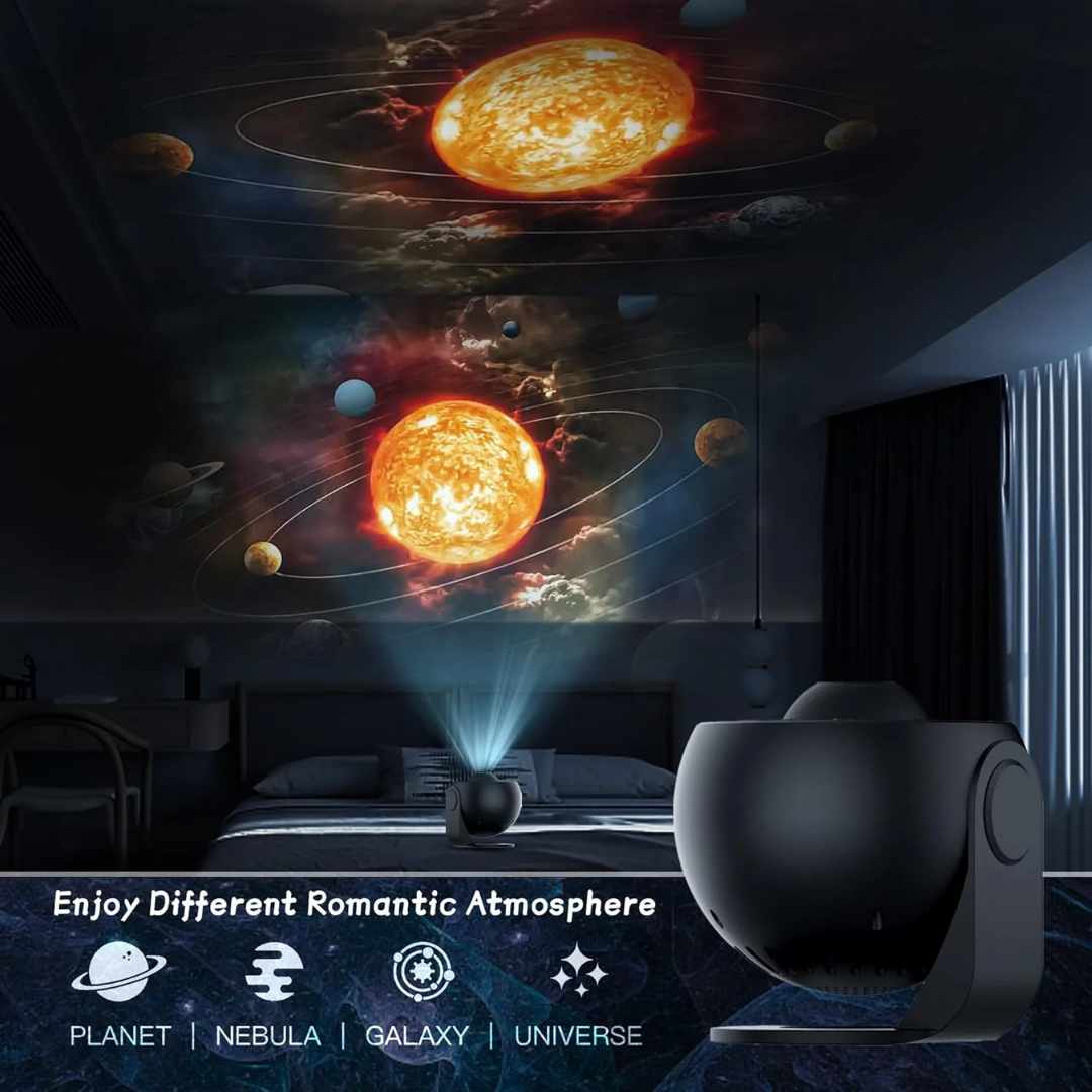 Galaxy Projector Star Light with 360° Rotating HD Films