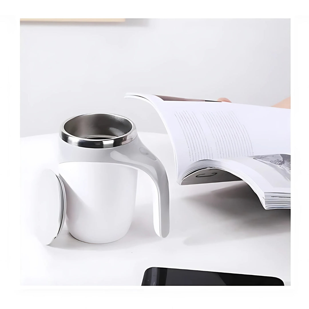 Self-Stirring Mug with One-Button Operation