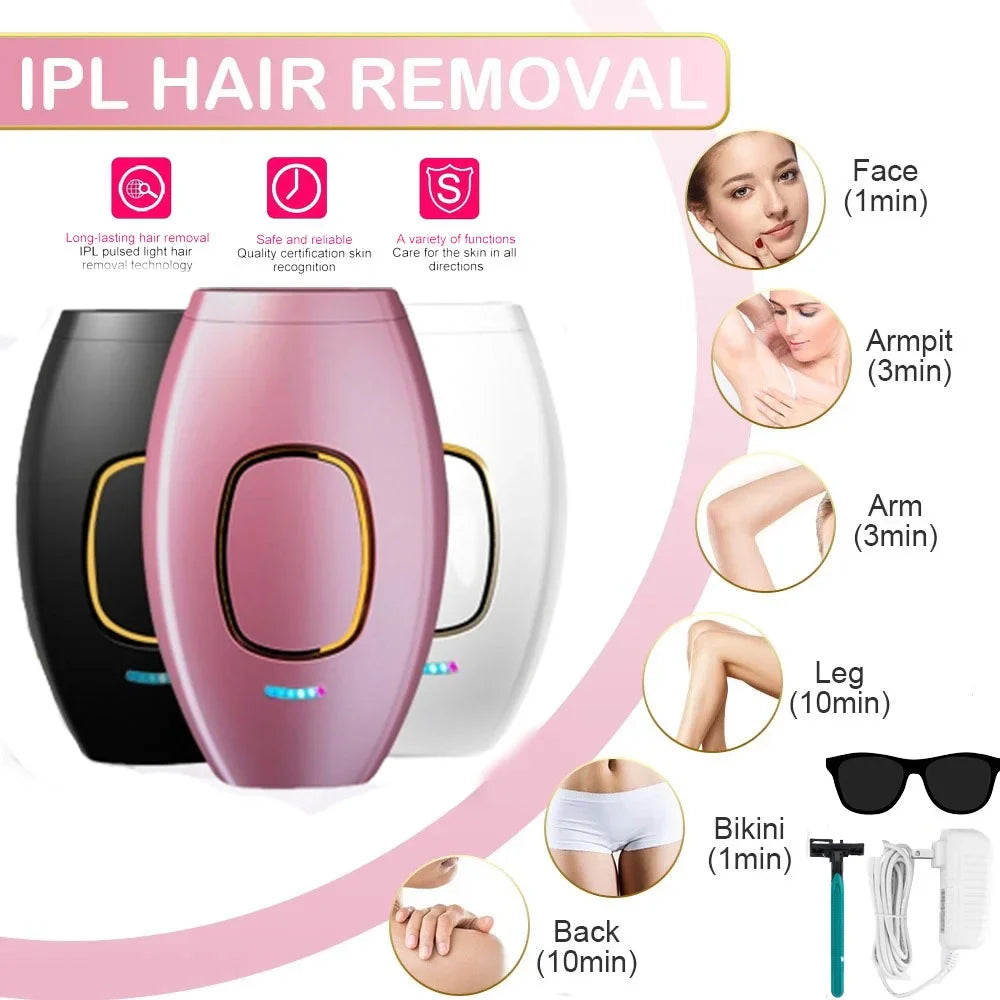 IPL Laser Hair Removal Device for Full Body Use