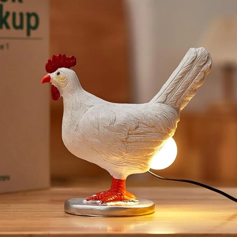 Chicken LED Night Lamp for Whimsical Kids Room Decor