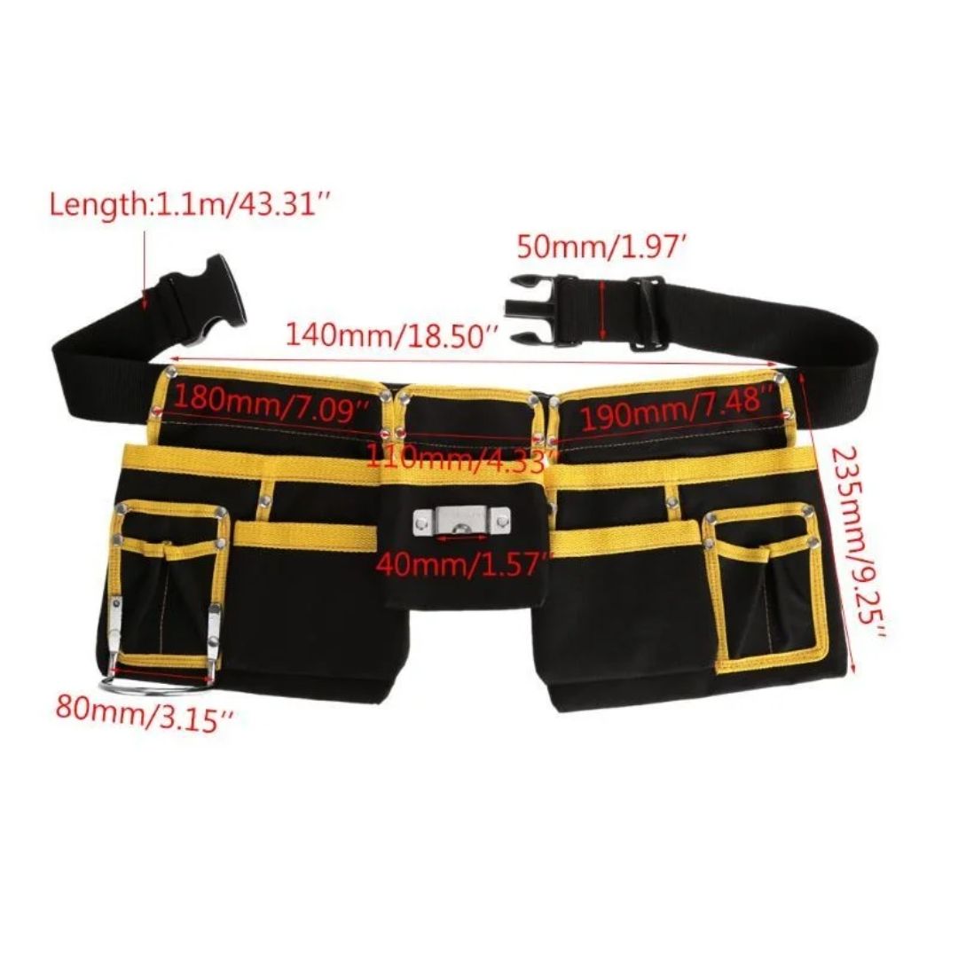 Multifunction Tool Belt with Pockets