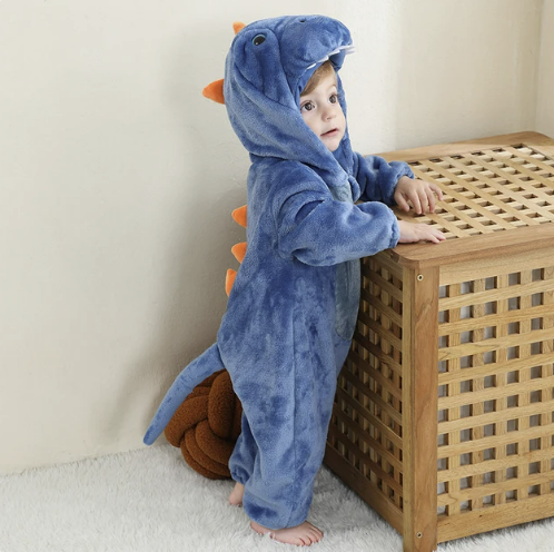 Baby Animal Onesie Costume with Soft Plush Fabric
