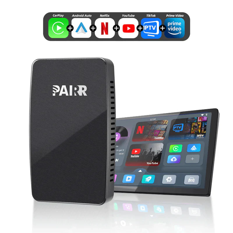 Wireless CarPlay Android Auto Box with Streaming