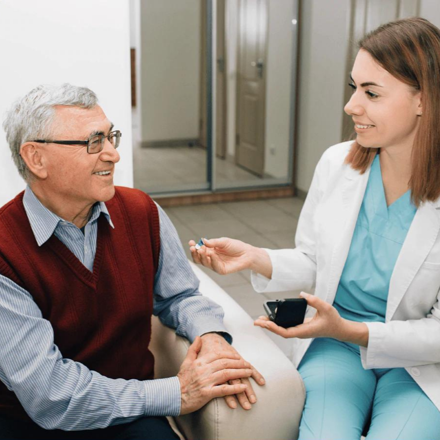Rechargeable Hearing Aids with Noise Reduction