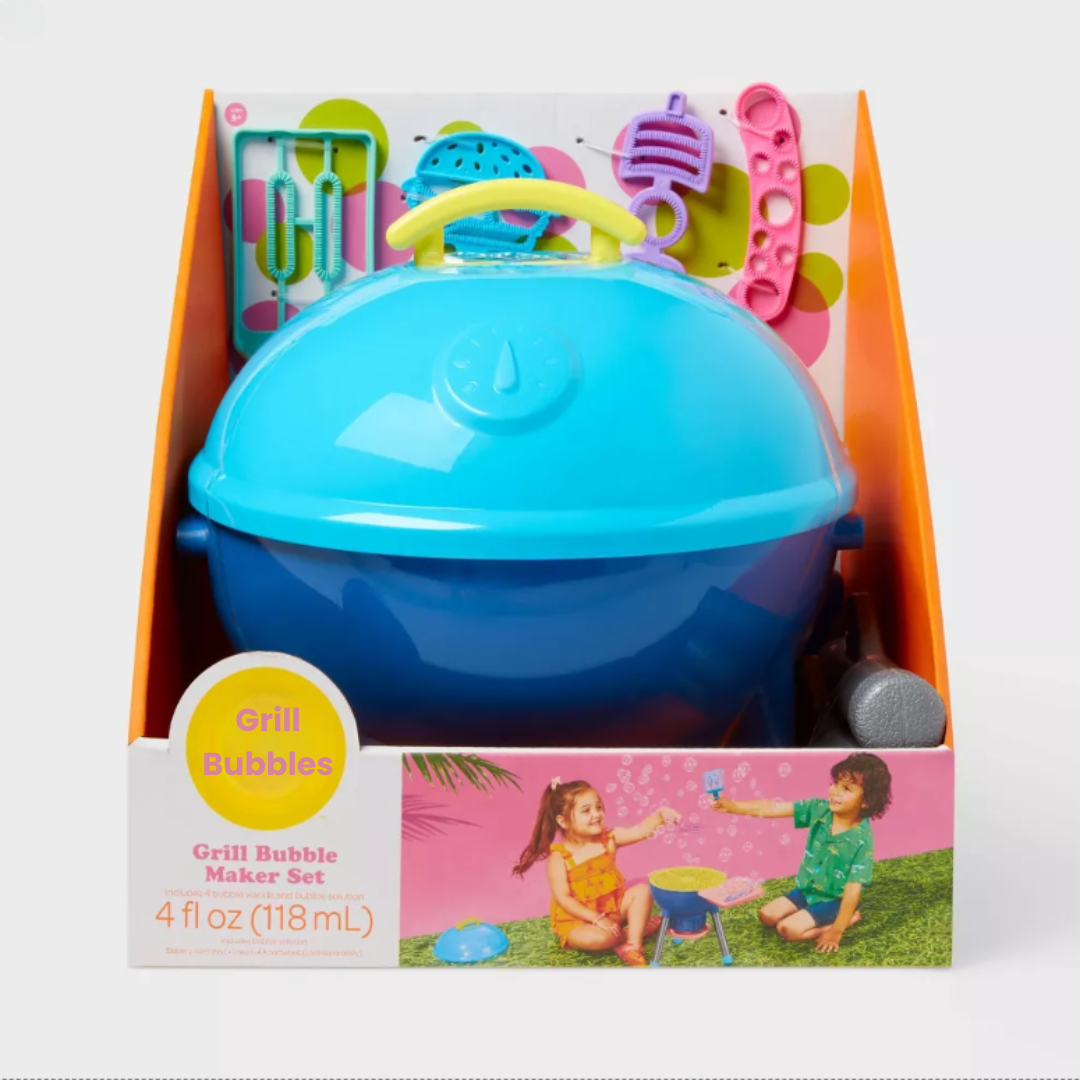 Kid's Grill Bubble Maker for Outdoor Fun