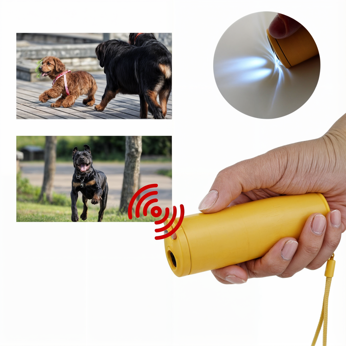 Anti-Barking Dog Training Device with Ultrasonic Sound