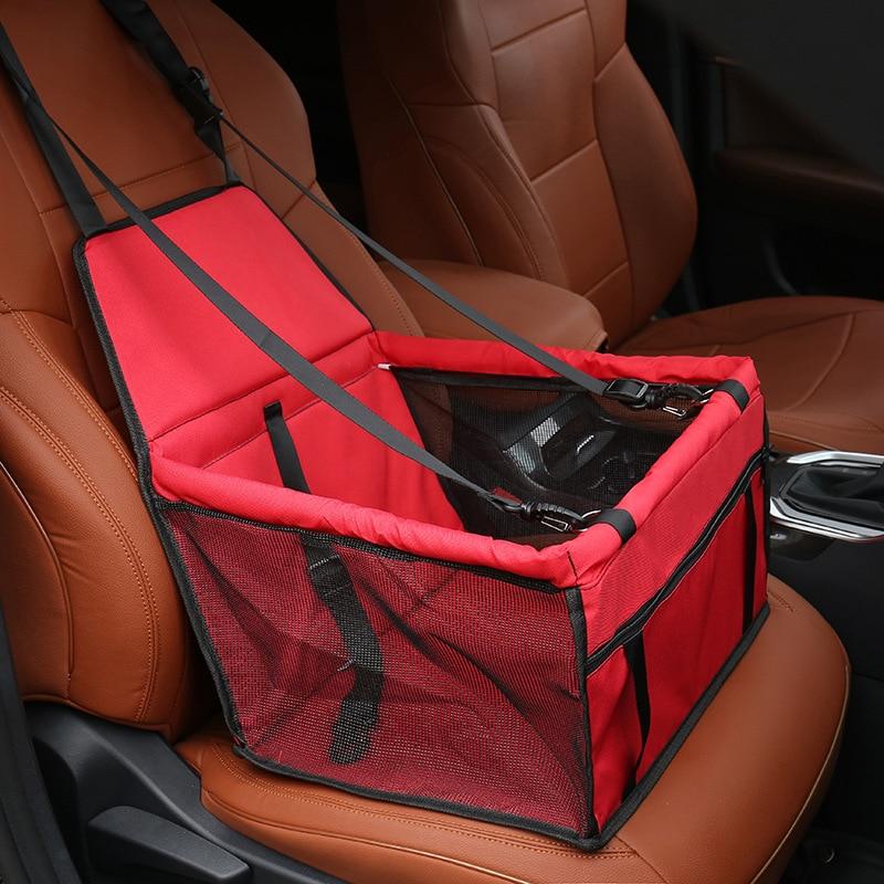 Pet Car Safety Seat with Secure Harness Straps