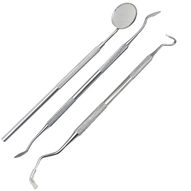 Stainless Steel Dental Tool Set for Plaque and Tartar Care