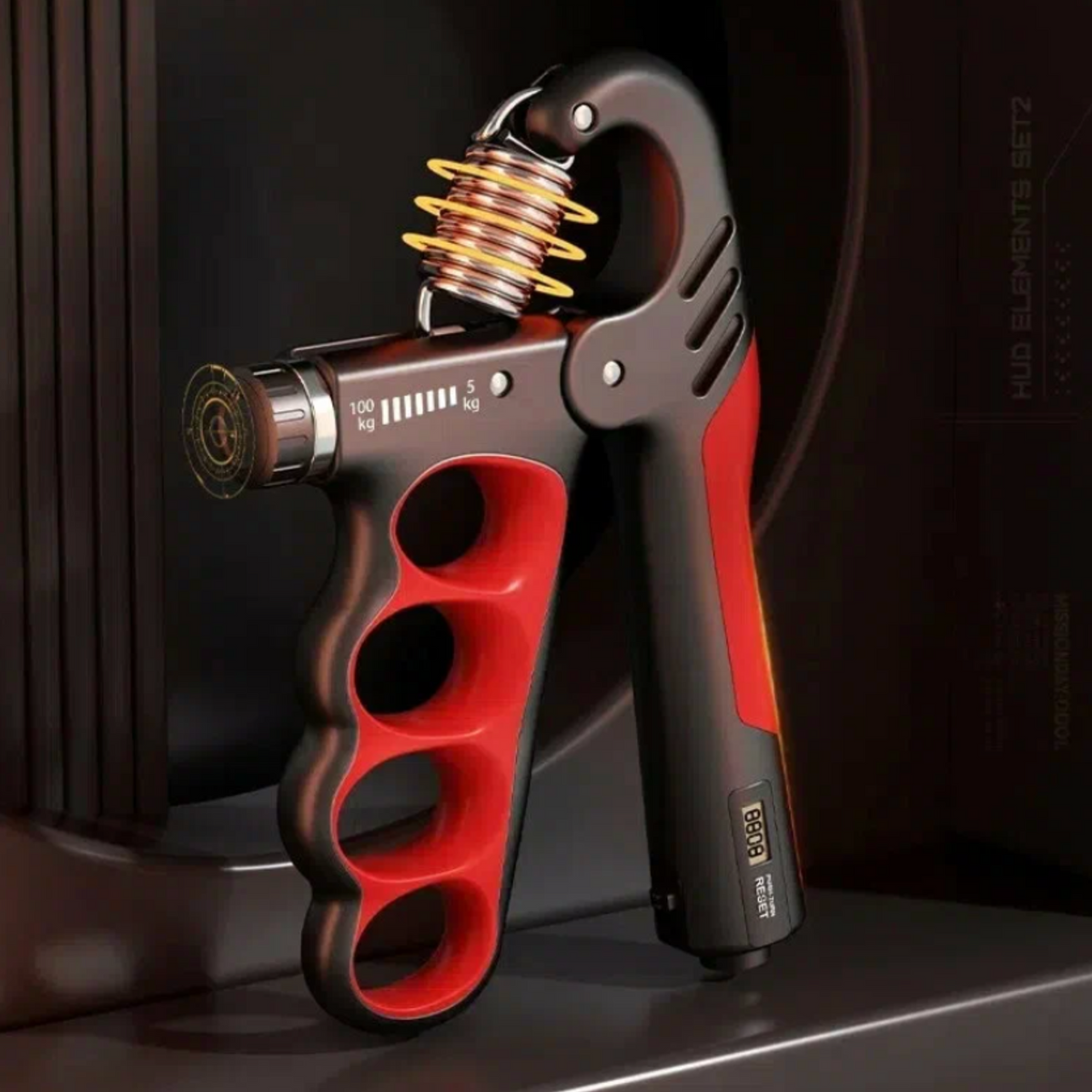 Adjustable Grip Strengthener with Resistance Levels