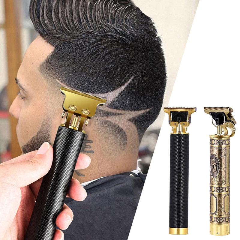 Cordless Zero-Gap Hair Trimmer with Precision Blades