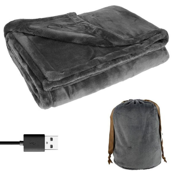 Cordless Electric Heated Blanket with USB Power