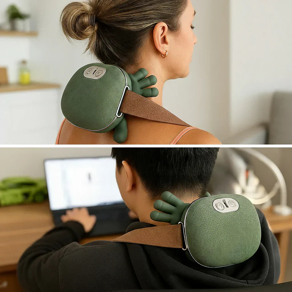 Neck Therapy Massager with Heat and Vibration