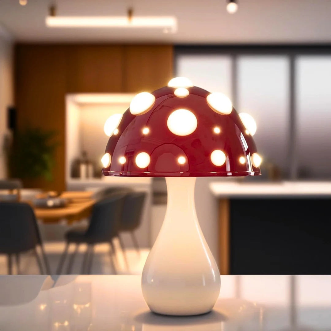 Mushroom Table Lamp for Warm Ambient Lighting