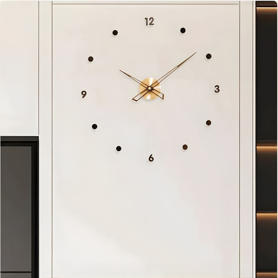 Minimalist 3D Wall Clock for Contemporary Home Decor