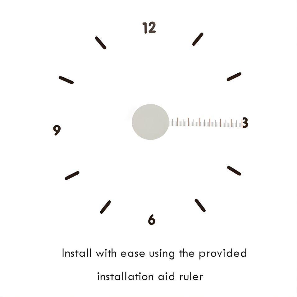 Minimalist 3D Wall Clock for Contemporary Home Decor